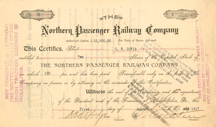 Northern Passenger Railway Co.
